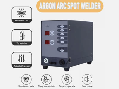 Permanent Jewelry Spot Welder Machine 110V 600A Pulse Arc Welder CNC Spot Welder